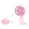 Generic-2 in 1 Handheld Fan &amp; Bubble Blower Mini Personal Fan Bubble Machine Dual Use Electric Fan Handheld Bubble Wand Bubble Fan