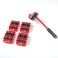 ABBASALI Heavy Furniture Moving Tool 1pc Crowbar with 4pcs Panel Furniture Mover Lifter Wheels System Home Trolley Lift Transport Set