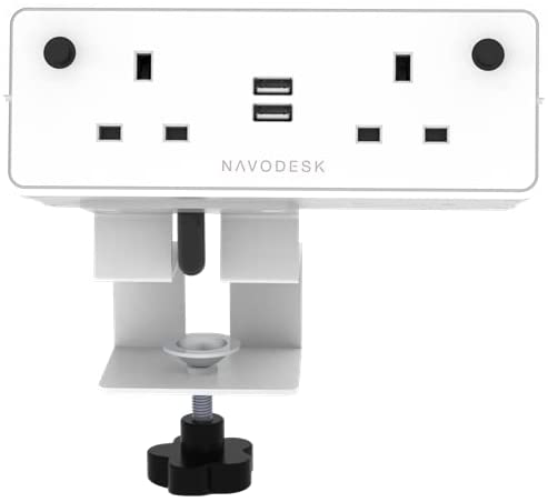 Buy Desk Hub By Navodesk, Desk Clamp Power Strip with USB Charging ...