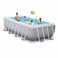 Intex Prism Frame Rectangular Pool Set, Ages 6+