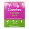 Carefree Cotton Aloe Regular Size Panty Liners breathable White 56 Liners
