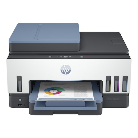 HP Smart Tank 795 All-On-One Thermal Wi-Fi Smart Inkjet Printer Black Blue