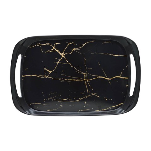 RK COMFORT TRAY LARGE BLACK STATIC GOLD, DWT1072BSG, 16.25&quot; x 10.25&quot;
