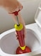 Marrkhor Powerful Drain Buster Toilet Plunger Yellow/Red 41Centimeter