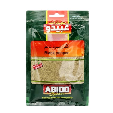 Abido Black Pepper Grinded 50GR