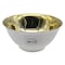 One 2 One Small Bowl White/Gold