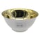 One 2 One Small Bowl White/Gold