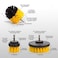 3 Pcs Electric Scrubber Brush Drill Brush Kit Plastic Round Cleaning Brush For Carpet Glass Car Tires Nylon Brushes 2/3.5/4'Kitchen Tools Dust Removal