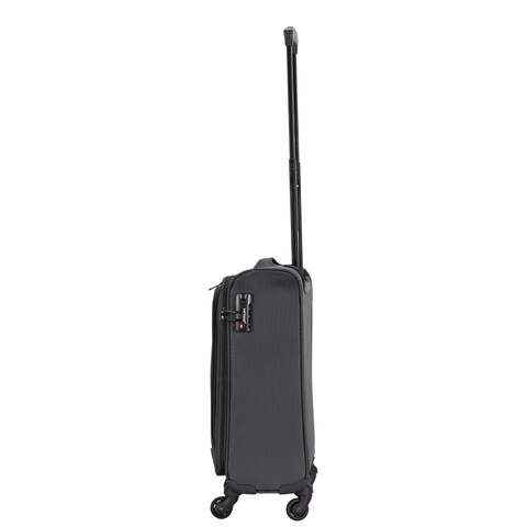 VIPTOUR Lightweight Single Piece Fabric Luggage 20 Inch Trolley Bag With 4 Spinner Wheels