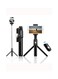 Generic - Selfie Stick Tripod With Shutter Stand Black