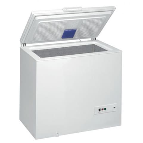 Whirlpool free standing 251L Chest Freezer white  CF340T