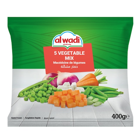 Al Wadi Al Akhdar Frozen 5 Vegetable Mix 400GR
