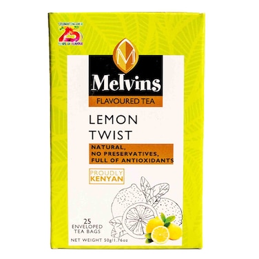 Melvins Lemon Tea Bags 25&#39;S