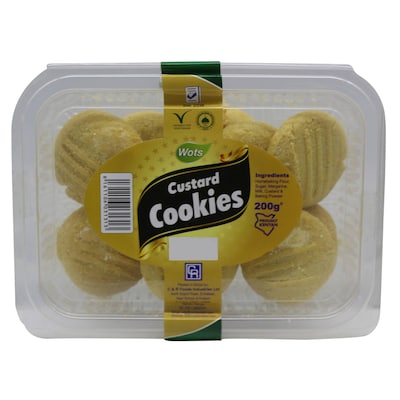 Wots Custard Cookies 200g
