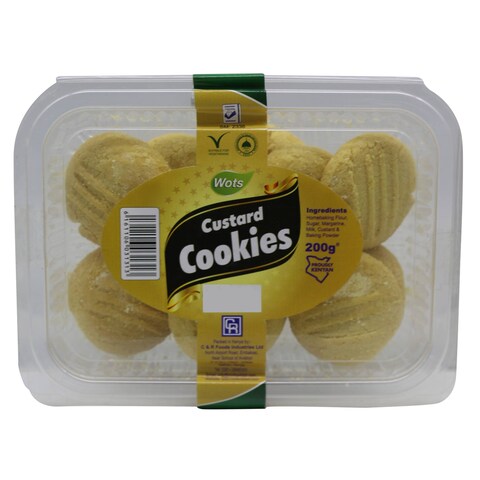 Wots Custard Cookies 200g