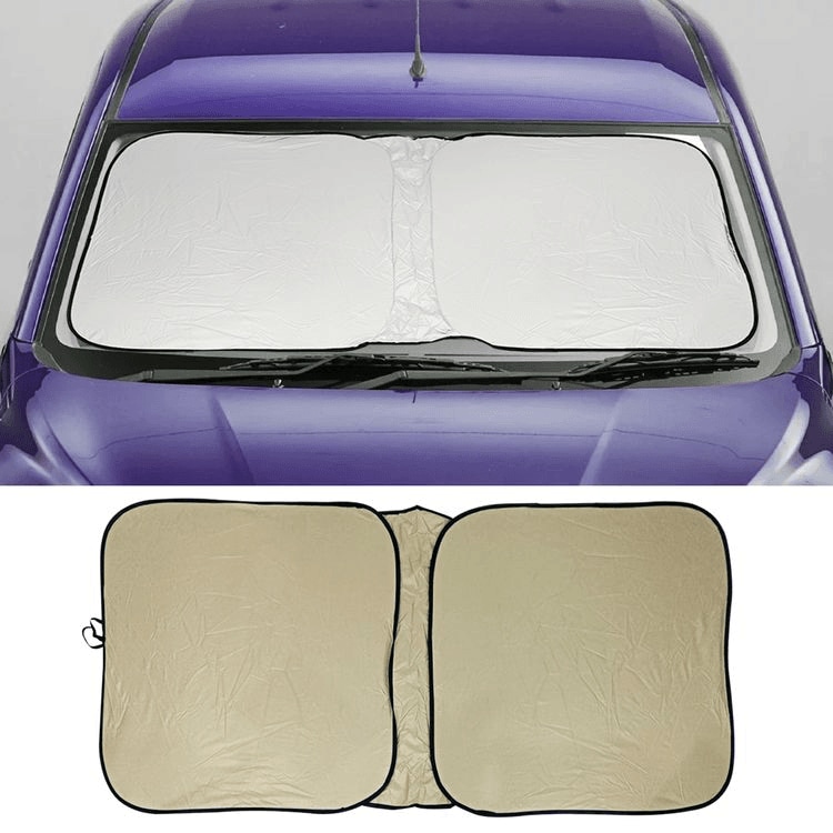 Thumbnail image for Car Sunshade Collapsible Auto Windshield Sunscreen Size : Medium 148 x 70 cm