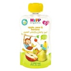 Buy Hipp Organic Apple Pear And Banana Juice 100g in UAE