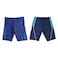 King's Collection MCS-1807 Swimming Trunk + MCS-1905 Swimming Trunk For Men Large Navy Blue