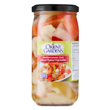 Orient Gardens Mediterranean Style Mixed Pickled Vegetables 350g