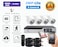 Tomvision - 4Channel AHD Camera KIT with 1TB Hard Disk 2.0MP/720P CCTV Security Recording System CCTV Kit 4Pcs Outdoor Bullet Camera and P2P Cloud Alarm System Home Security (4Channel(1TB), 4Outdoor)