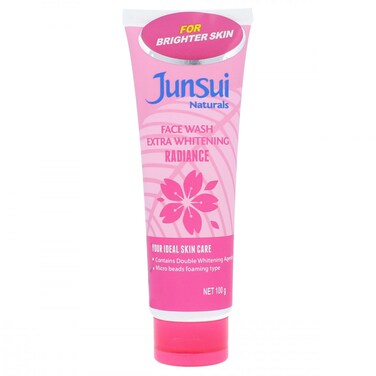 Junsui Naturals Face Wash Extra Whitening  Radiance 100g