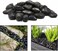 Vsell24 Black Decorative Pebbles River Rock Large Black Light Polished Stones For Glassware, Vases, Outdoor Graden, Lawn Aquariums 3Kg