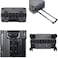 STARGOLD Luggage Bag TPC Hard Side Suitcase 360&deg; Rotational Wheels and Lockable System Travel Bag 18 Inch Dark Grey