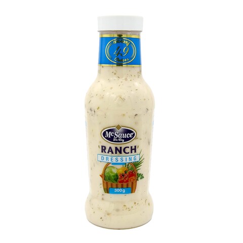 M Ranch Sauces Mc Sauce Ranch Dressing - 300 gram Online | Carrefour Egypt
