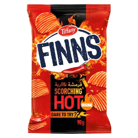 Tiffany Finns Scorchin Hot Chips 85g