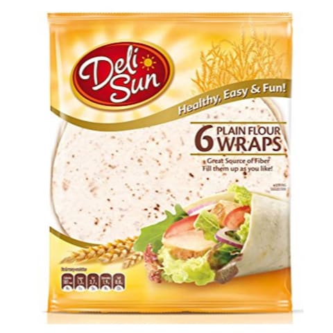 Deli Sun Plain Flour Wrap Tortilla 360g