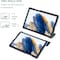 Case For Samsung Galaxy Tab A8 10.5 Inch, Translucent Back Tri-Fold Stand Protective Tablet Cover, Support S Pen Charging Auto Wake/Sleep Blue