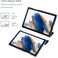Case For Samsung Galaxy Tab A8 10.5 Inch, Translucent Back Tri-Fold Stand Protective Tablet Cover, Support S Pen Charging Auto Wake/Sleep Blue