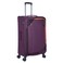 Eminent Expandable Luggage Trolley Bag Soft Suitcase for Unisex Travel Polyester Shell Lightweight with TSA lock Double Spinner Wheels E765SZ Medium Checked 24 Inch Purple
