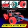 Kidwala 6X6 RC Red Monster Truck with Super Climbing Smoke Spray &amp; LED Lights Car, Vacuum &amp; Oversized 6 Tires Truck for boys