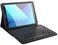 Ntech Keyboard Case For Samsung Galaxy Tab A7 10.4'' 2020 Model (Sm-T500/T505/T507), Slim Lightweight Stand Cover With Magnetically Detachable Wireless Bluetooth Keyboard, Black