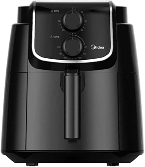 Midea 3.5L Air Fryer 1500W With Dual Cyclone Rapid Hot Air Technology For Frying, Grilling, Broiling, Roasting, Baking &amp; Toasting, Timer Up To 60 Minutes &amp; Temperature Control Up To 200&deg;C, MFTN35D2