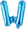 Generic W Letter Decorative Foil Balloon For Party 16Inch