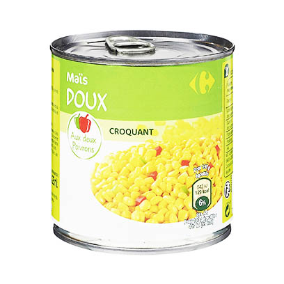 Carrefour Corn and Pepper 300GR