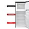 Nobel Double Door Refrigerators Black Defrost Recessed Handle R600A Inside Condenser 200 Ltrs Gross Capacity, 168 Ltrs Net Capacity NR200ST