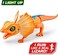 Robo Alive Lurking Lizard Series 3 (Orange) Light Up Toy, Battery-Powered Robotic Toy, Realistic Movements, Toy Lizard
