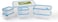 Mondex 7 pieces Clip Lock Storage Set, with air vent Light Blue /Clear