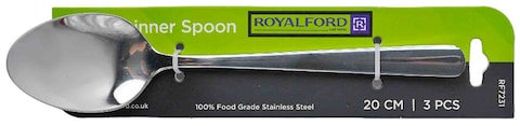ROYALFORD STEEL DINNER SPOON 3PCS