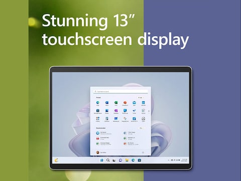 Microsoft Surface Pro 10 2-In-1 Tablet Intel Ultra 7-165H 16GB 256GB SSD 13 inch QHD Touch Windows 11 Pro Platinum Color   ZDV-00001 (Device Only)- International Version