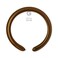 D4 260Q Brown Color Latex Modeling Balloon 100ct