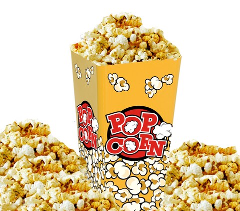 Popcorn Box - Yellow