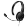 Wired On-Ear Gaming Headphones Black