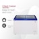 Nobel Nobel 258 L Gross / 250 L Net Capacity Showcase Chiller, Double Sliding Door Freezer, Curved Glass, Easy Mobility NSC395 White