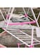 Generic Natural Home Clothes Dryer Stand Pink/White 35Meter