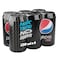 Pepsi Zero Sugar Carbonated Soft Drink Cans 320ml Pack of 6