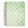 نوت بوك بتصميم حلزوني من لاود يونيفرس بلون أخضر بولكا كلاسيكي مع ورق عالي الجودة مقاس A5